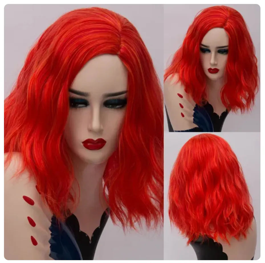 Wig Queen Sadness (Orange red)