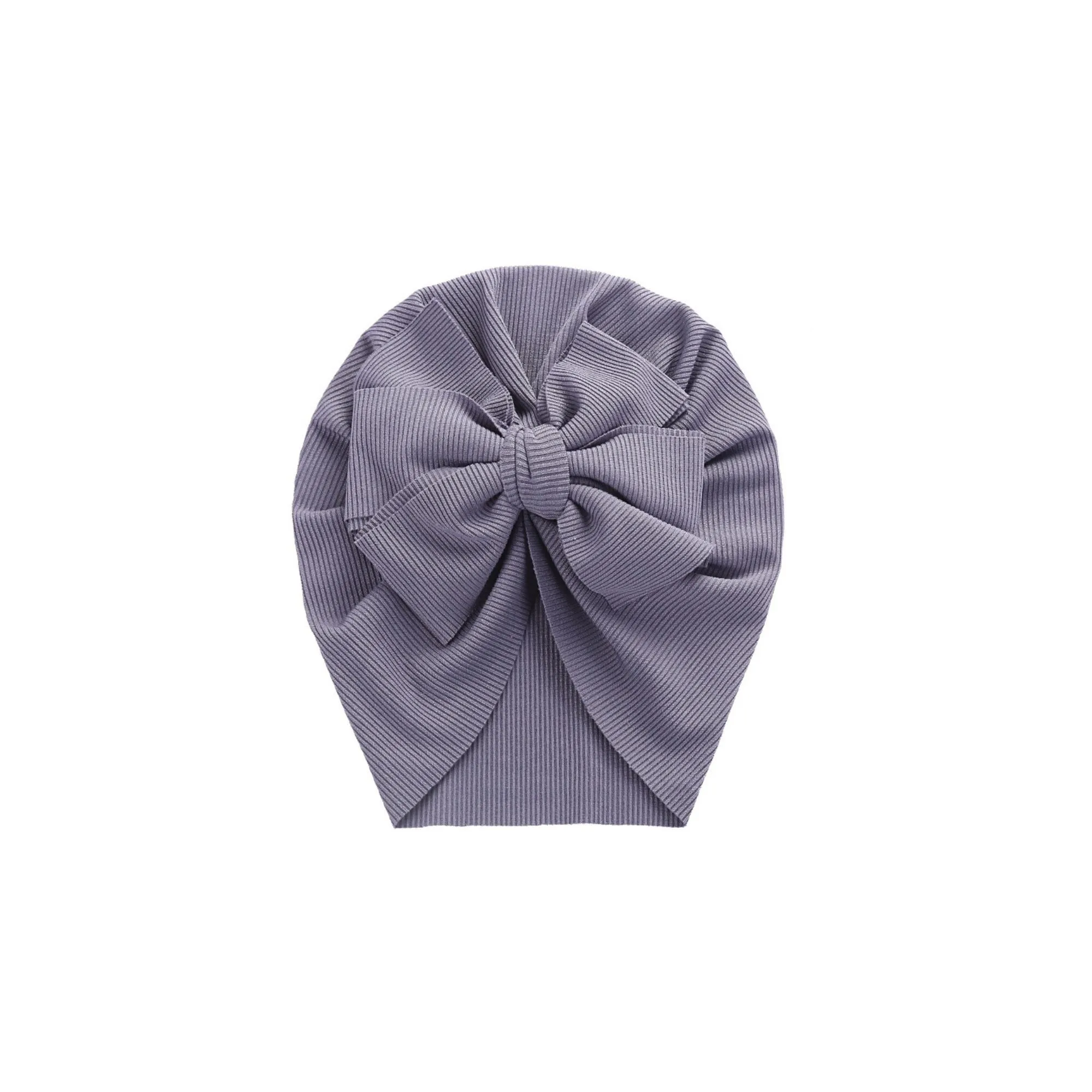 Willa Baby Turban in Grey