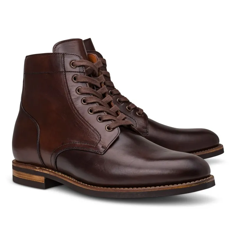 Yanko Service boot dark brown chromex